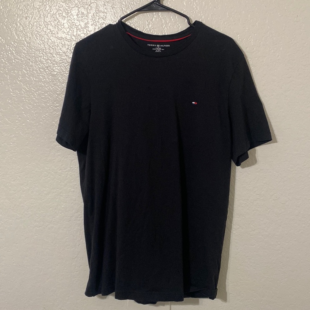Different colored Tommy Hilfiger Essentials shirts